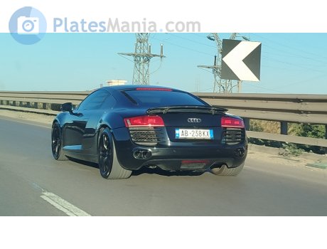 AB 238 XK, Audi R8