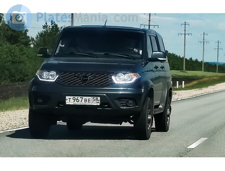 т967ве58, UAZ 23632 Pickup