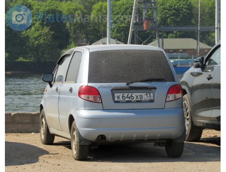 к646хв13, Daewoo Matiz