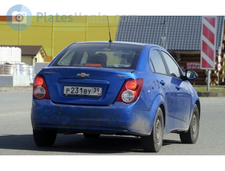 р231ву39, Chevrolet Aveo
