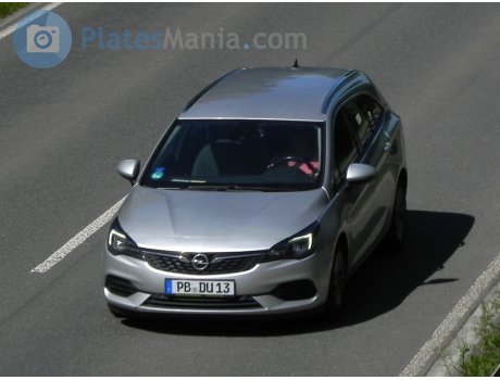 PB DU 13, Opel Astra