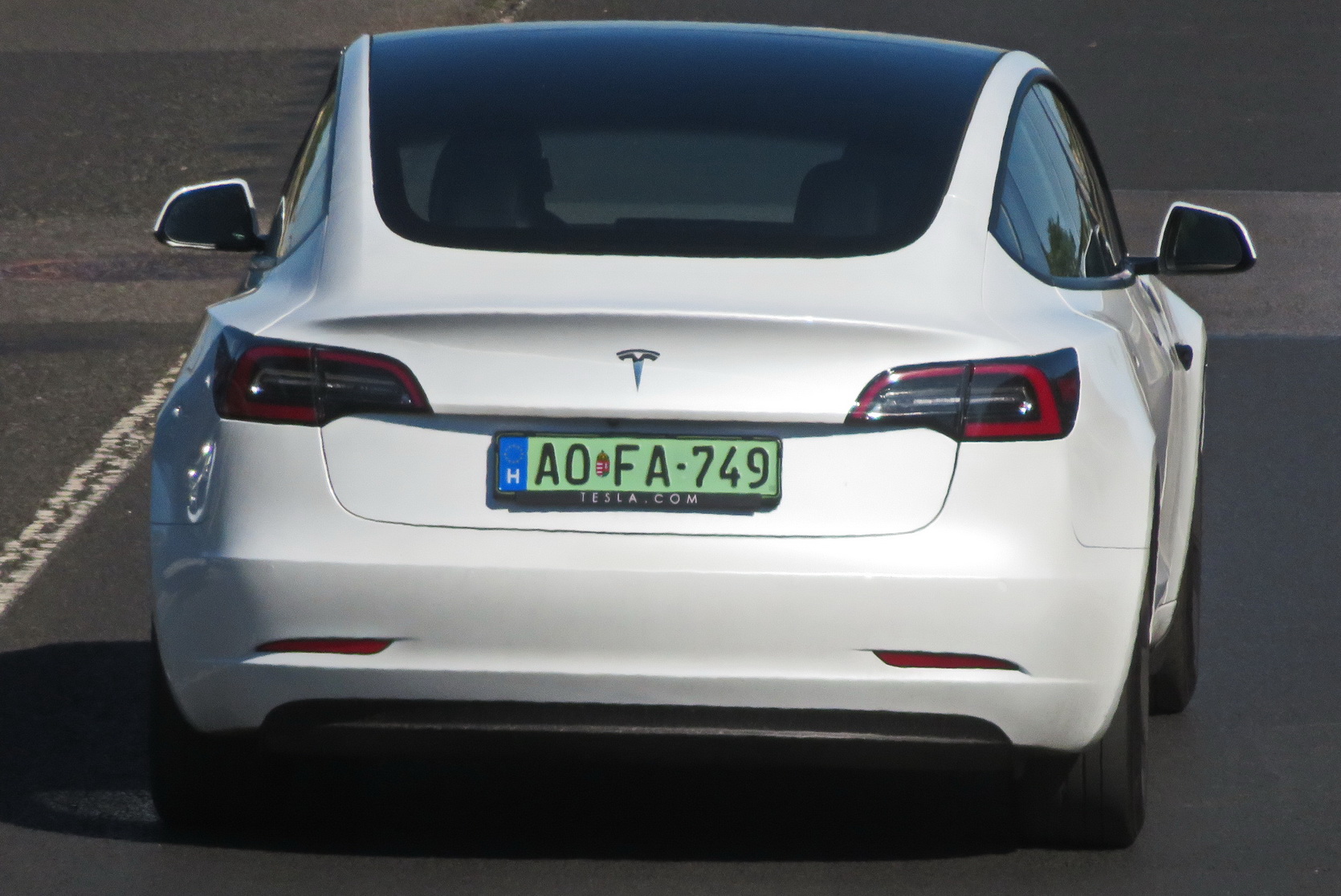 AO FA-749, Tesla Model 3 1st gen (5YJ3), 2017–2023