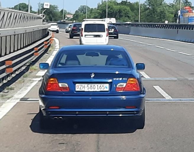 ZH 580165, BMW 3 Series 4th gen Coupé (E46), 1999–2006