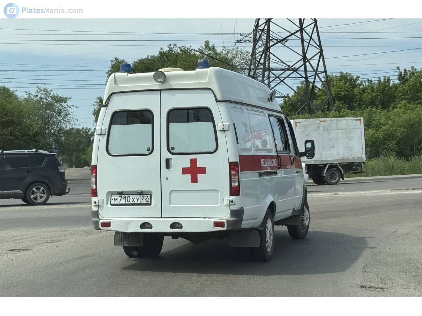 м 710 ху 22, GAZ 3221 ГАЗель 3221(4) Ambulance, facelift, 2003–