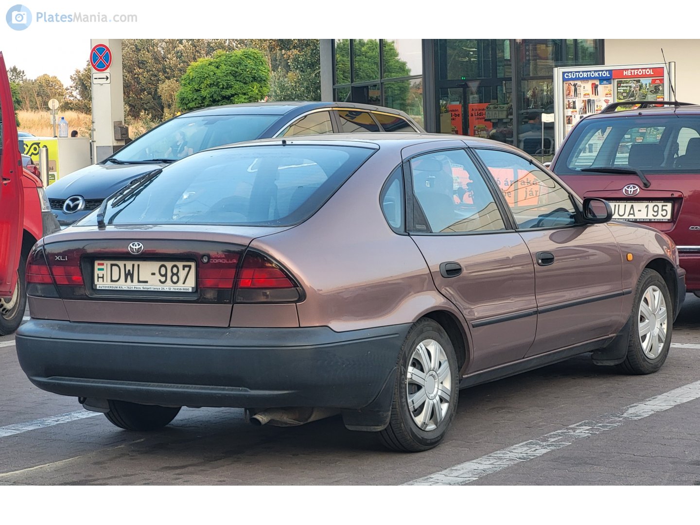 DWL-987, Toyota Corolla 7th gen Liftback (E100), 1991–1995