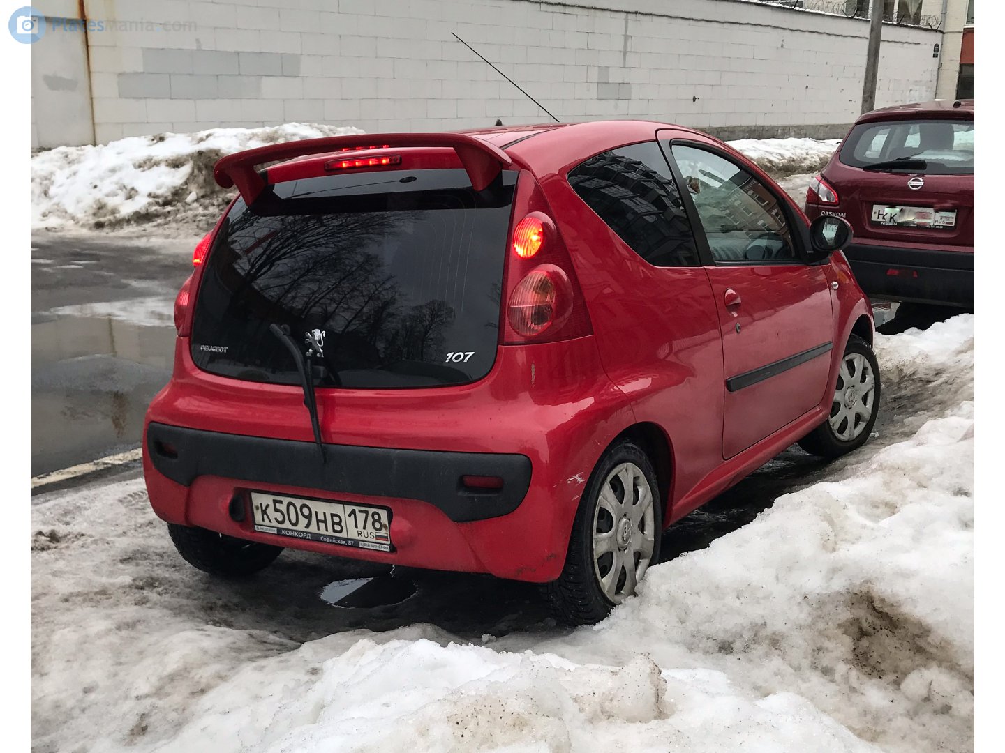 к 509 нв 178, Peugeot 107 1st gen 3-door Hatch (B0), 2005–2014