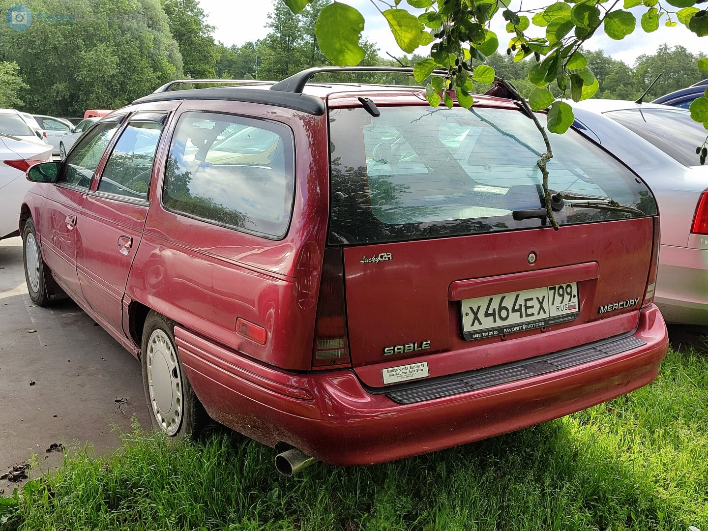 х 464 ех 799, Mercury Sable 2nd gen Station Wagon (58; DN5), 1991–1995