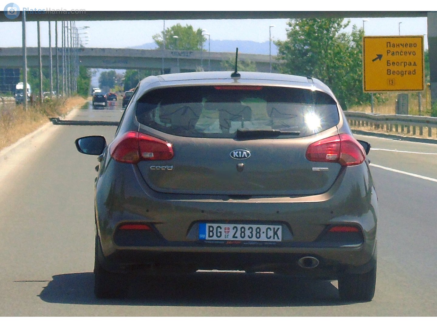 BG 2838-CK, Kia Ceed 2nd gen cee'd 5-door Hatch (JD), 2012–2018