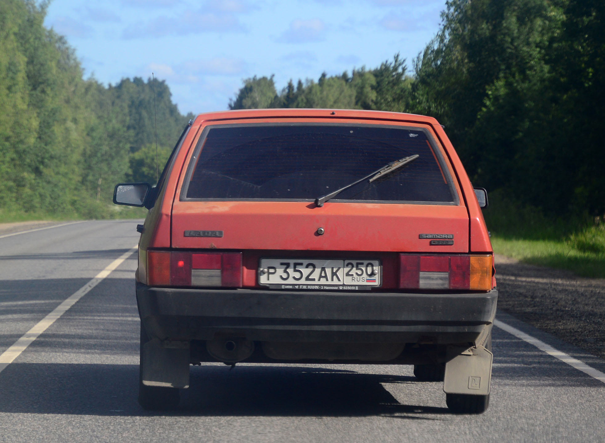 р 352 ак 250, Lada (VAZ) 2109 