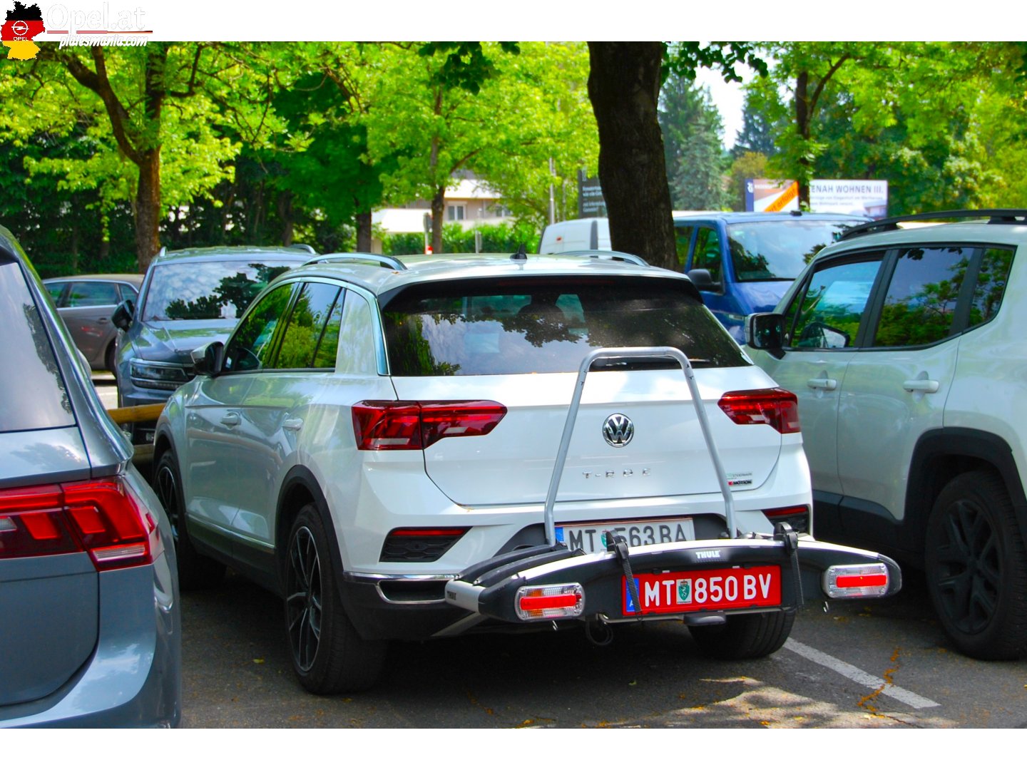 MT 850 BV, License plate without vehicle 