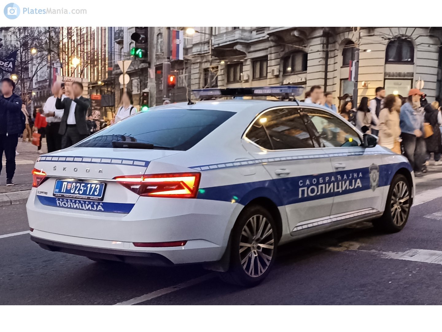 П 025-173, Skoda Superb 3rd gen Liftback (B8/3V3), facelift, 2019–2023