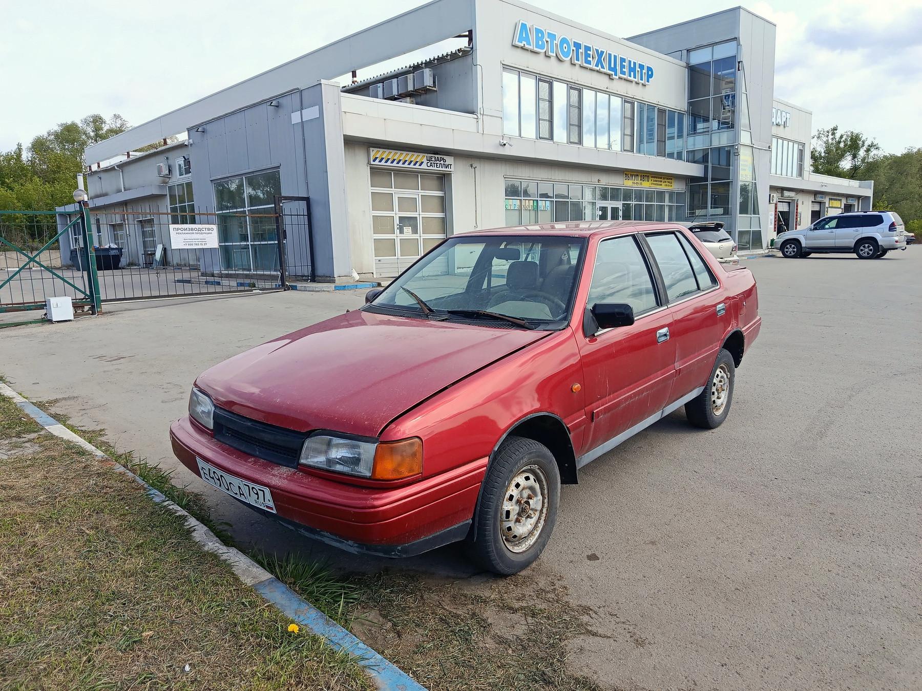 е 490 са 797, Hyundai Pony 4th gen Sedan (X2; EU-market), 1989–1991