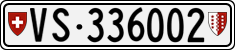 License plate of Switzerland, Cars