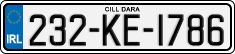 License plate of Ireland, Regular plates