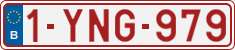 License plate of Belgium, Regular plates (2010)