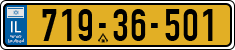 License plate of Israel, Regular plates
