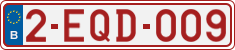 License plate of Belgium, Regular plates (2010)