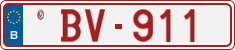 License plate of Belgium, Vanity Plates (2014)