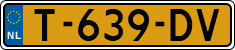 License plate of the Netherlands, Cars