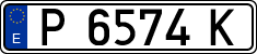 License plates of Spain, 1971 year series