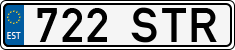 License plate of Estonia, Regular car plates