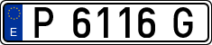 License plates of Spain, 1971 year series