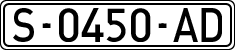 License plates of Spain, 1971 year series