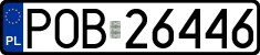 License plates of Poland, Regular car plates