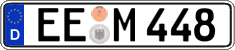 German license plate, Regular plates