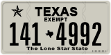 Texas, Exempt (123-4567)