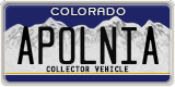 Colorado, Vanity Plates