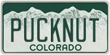Colorado, Vanity Plates