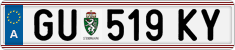 License plate of Austria, Regular plates