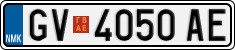 License plate of North Macedonia, Regular plates (2012)