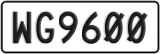 License plate of New Zealand, AB1(234)