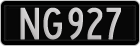 License plate of New Zealand, AB1(234)