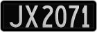 License plate of New Zealand, AB1(234)