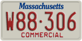 Massachusetts, Commercial vehicles (X12-345)