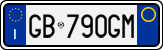 License plate of Italy, Cars (1994 year series)