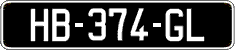 French license plate, SIV (oldtimers)