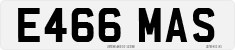 License plate of the United Kingdom, 1983 year system