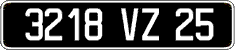 French license plate, FNI