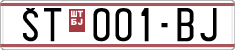 License plate of North Macedonia, Regular plates (1993)