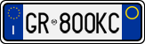 License plate of Italy, Cars (1994 year series)