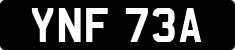 License plate of the United Kingdom, 1963 year system