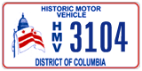 District of Columbia, Historic Motor Vehicle (1234)