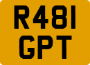 License plate of the United Kingdom, 1983 year system