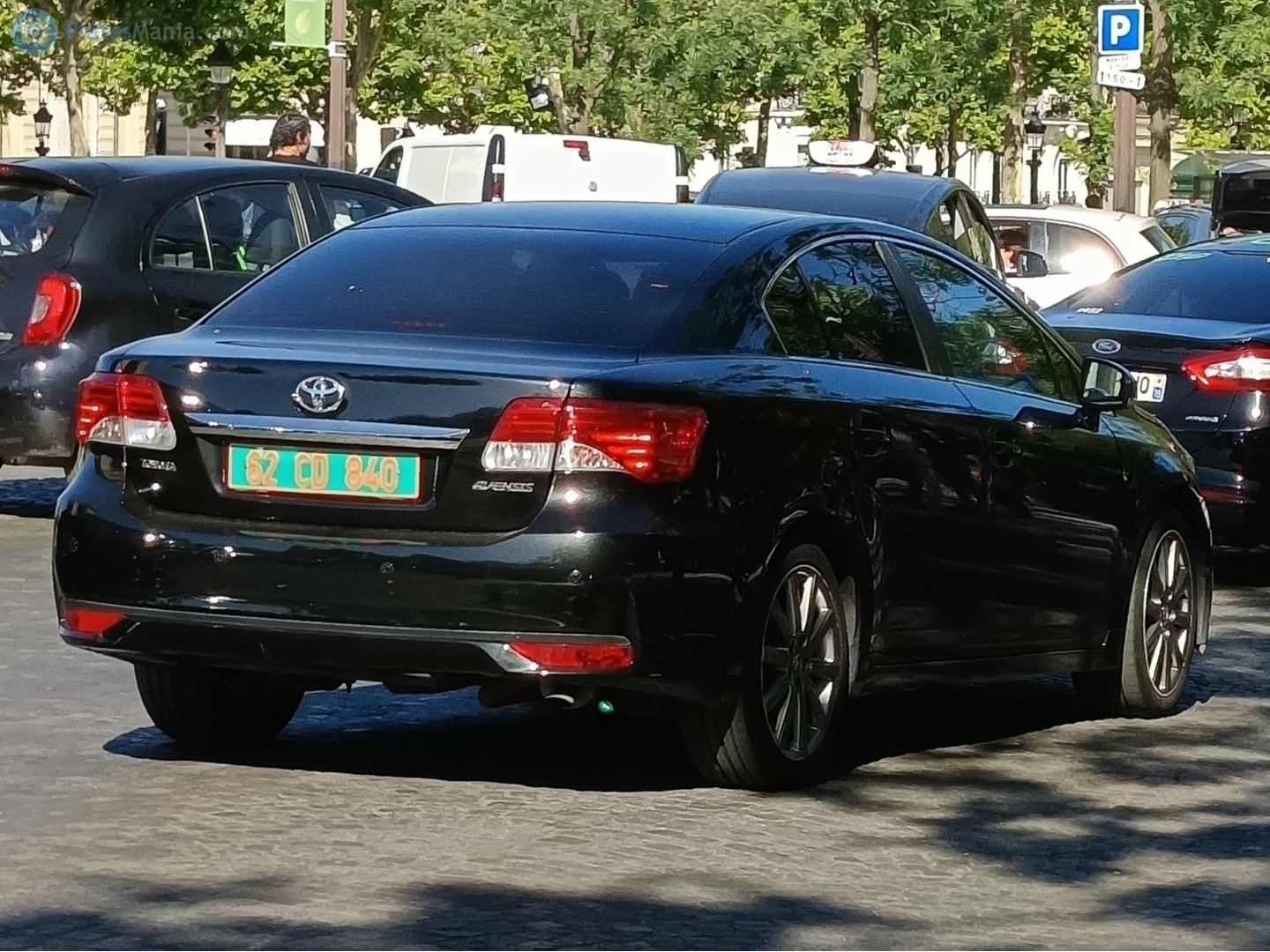 62 CD 840, Toyota Avensis 3rd gen Sedan (T270), 1st facelift, 2011–2015
