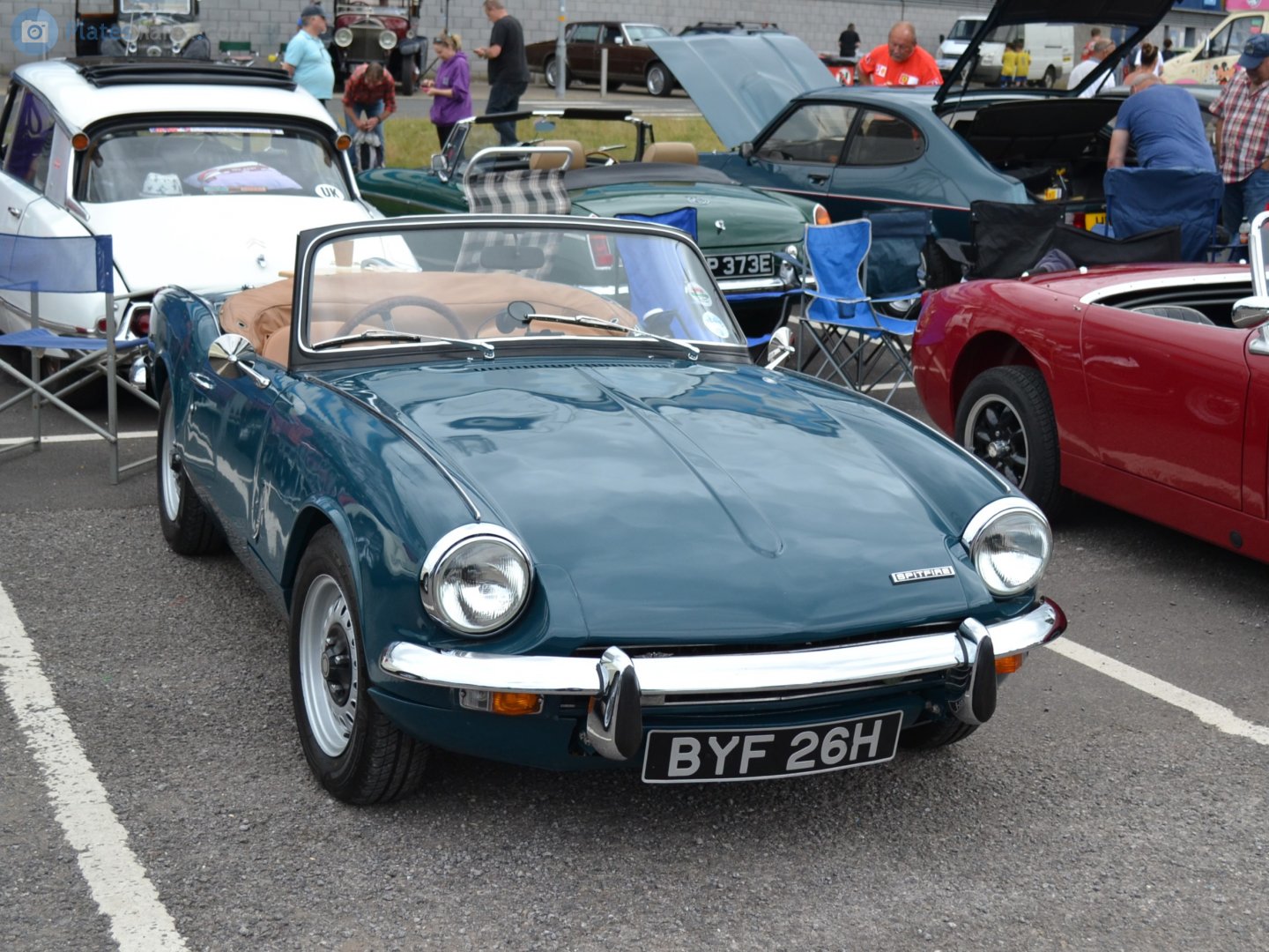 BYF26H, Triumph Spitfire 2-door Roadster (MkIII), 1967–1970