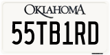 Oklahoma, Vanity Plates